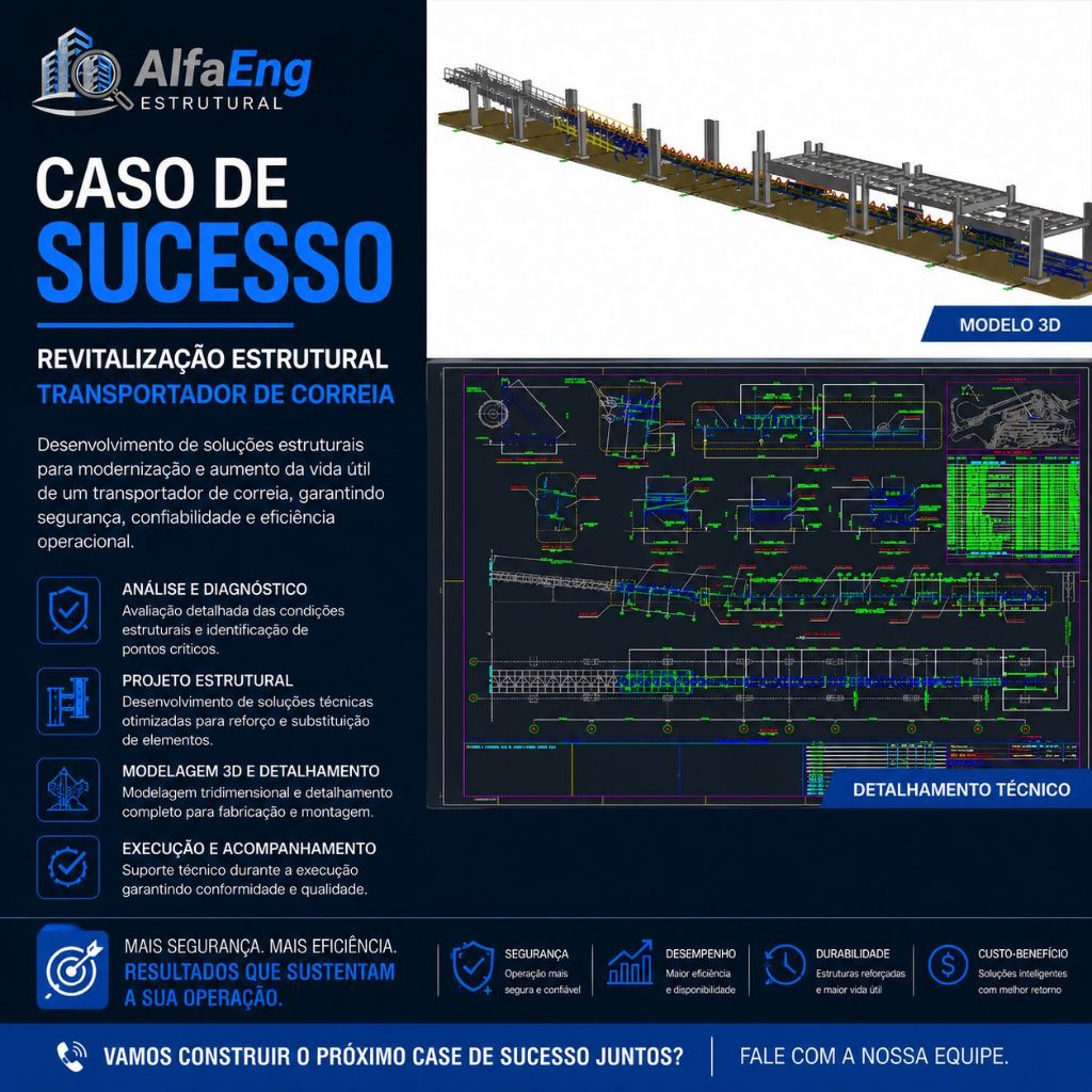 Revitalização Estrutural — Transportador de Correia
